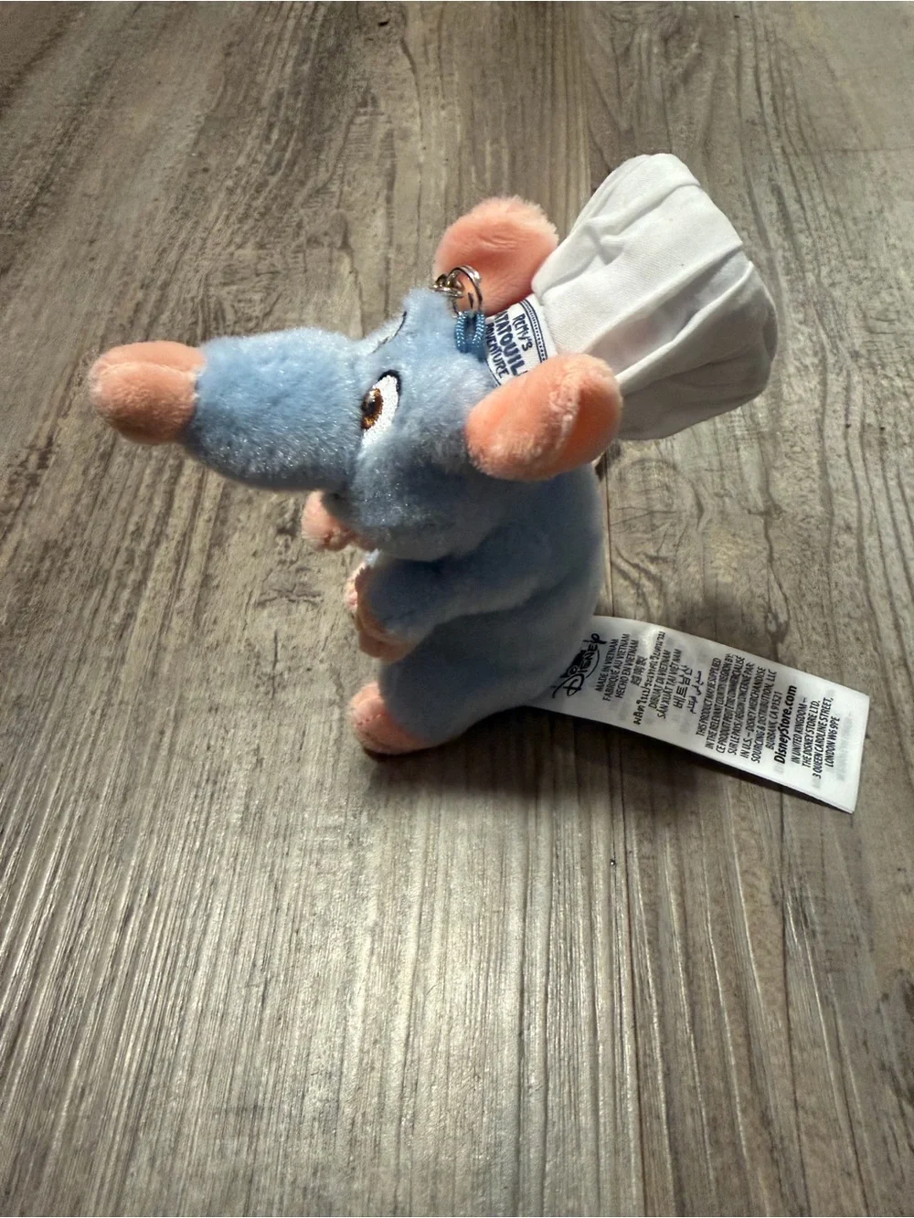 Disney Parks Remy Ratatouille Plush Bag Charm Keychain